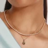 New Laboratory-Grown Diamond 4.00ct Tennis Necklace in 10k Gold Gifts For Her | Luxe Gifting