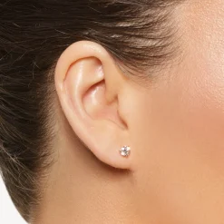 Hot Laboratory-Grown Diamond 0.75ct Round Stud Earrings in 10k Gold Gifts For Him | Gifts For Her