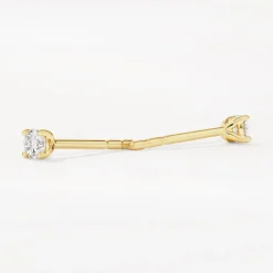 Best Laboratory-Grown Diamond 0.15ct Round Stud Earrings in 10k Gold Luxe Gifting | Laboratory-grown Diamonds