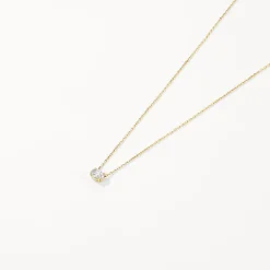 Outlet Laboratory-Grown Diamond 0.20ct Oval Necklace in 10k Gold Best Selling Gifts | Gifts For Her
