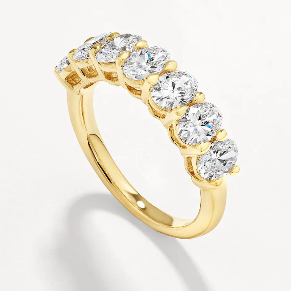 Fashion Laboratory-Grown Diamond 2.00ct Oval Ring in 10k Gold Gifts For Her | Luxe Gifting