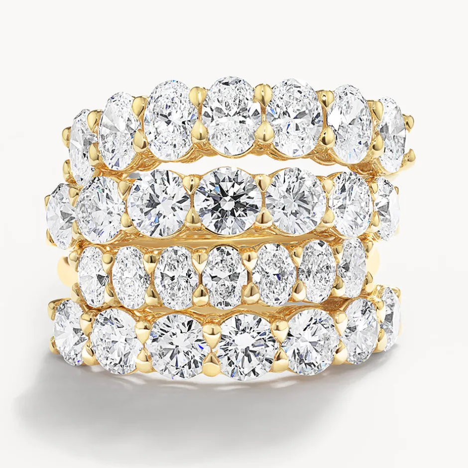 Online Laboratory-Grown Diamond 2.00ct Round Ring in 10k Gold Gifts For Her | Luxe Gifting