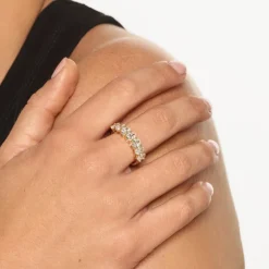 Fashion Laboratory-Grown Diamond 2.00ct Oval Ring in 10k Gold Gifts For Her | Luxe Gifting