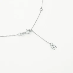 Fashion Laboratory-Grown Diamond 0.20ct Baguette Necklace in Silver Best Selling Gifts | Gifts For Her