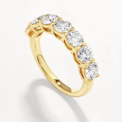 Online Laboratory-Grown Diamond 2.00ct Round Ring in 10k Gold Gifts For Her | Luxe Gifting