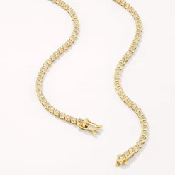 New Laboratory-Grown Diamond 4.00ct Tennis Necklace in 10k Gold Gifts For Her | Luxe Gifting