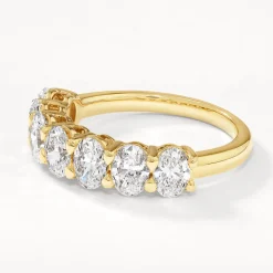 Fashion Laboratory-Grown Diamond 2.00ct Oval Ring in 10k Gold Gifts For Her | Luxe Gifting