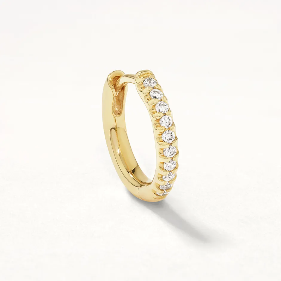 Best Laboratory-Grown Diamond Huggies in 10k Gold Gifts For Her | Luxe Gifting