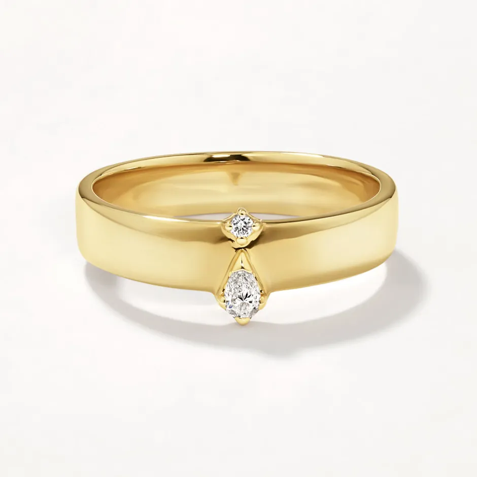 Best Laboratory-Grown Diamond Kite Band Ring in 10k Gold Laboratory-grown Diamonds | Rings