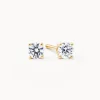 Outlet Laboratory-Grown Diamond Round Stud Earrings in 10k Gold Best Selling Gifts | Gifts For Him