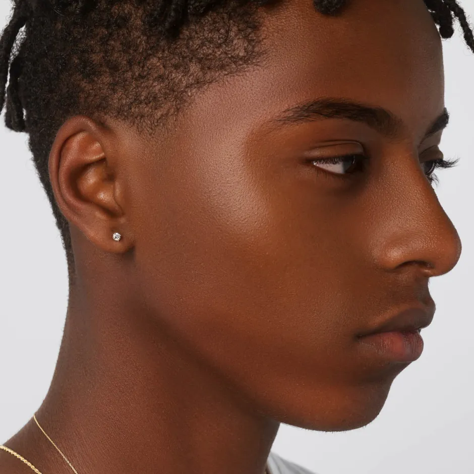 Outlet Laboratory-Grown Diamond Round Stud Earrings in 10k Gold Best Selling Gifts | Gifts For Him