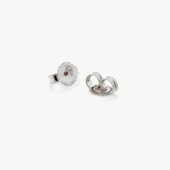 Fashion Laboratory-Grown Diamond Round Stud Earrings in Silver Best Selling Gifts | Gifts For Him
