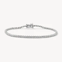 Fashion Laboratory-Grown Diamond Tennis Bracelet in 10k White Gold Best Selling Gifts | Gifts For Her