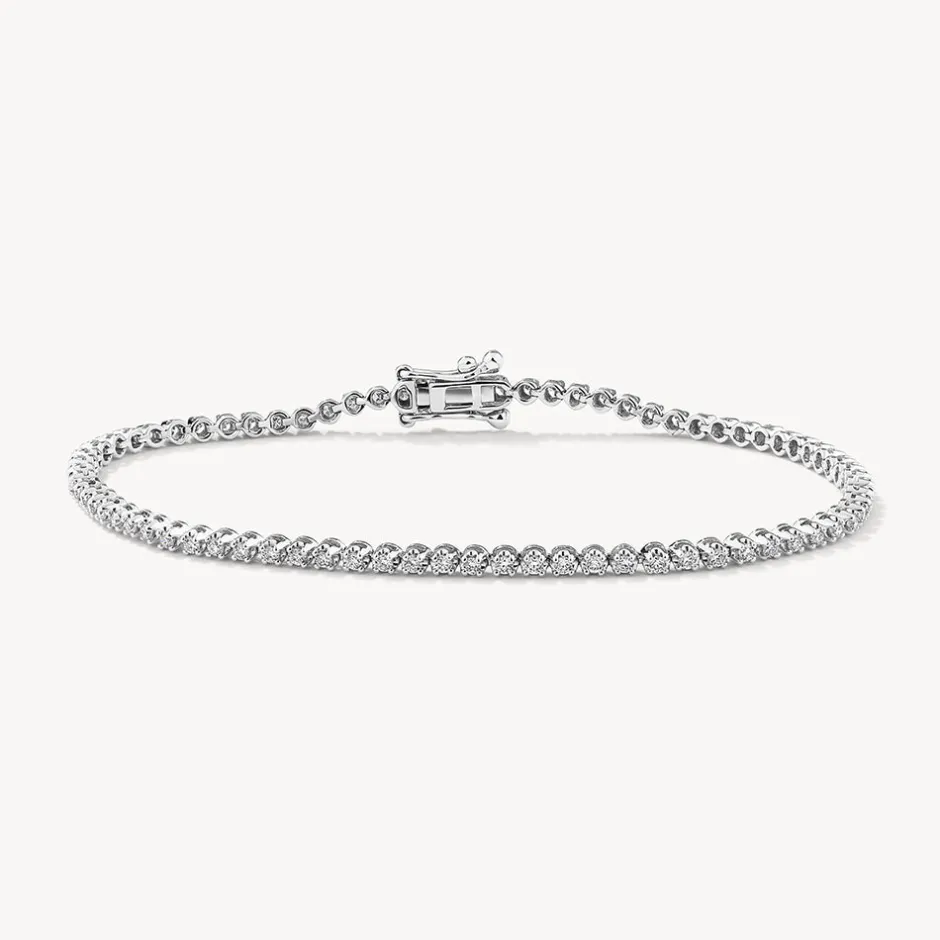 Fashion Laboratory-Grown Diamond Tennis Bracelet in 10k White Gold Best Selling Gifts | Gifts For Her