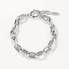 Sale Maxi Paperclip Chain Bracelet in Silver 925 Sterling Silver | Bracelets & Bangles