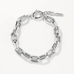 Sale Maxi Paperclip Chain Bracelet in Silver 925 Sterling Silver | Bracelets & Bangles