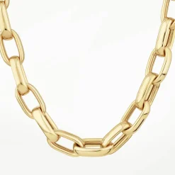 Discount Maxi Paperclip Chain Necklace in Gold 18k Fine Gold Plated | Necklaces & Pendants