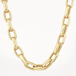 Discount Maxi Paperclip Chain Necklace in Gold 18k Fine Gold Plated | Necklaces & Pendants