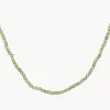 Best Micro Aventurine Bead Necklace in Gold Natural Gemstones | 18k Fine Gold Plated
