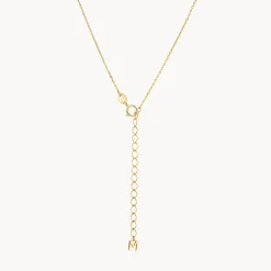 New Micro Beaded Chain Necklace in 10k Gold Necklaces & Pendants | Chains