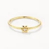 Hot Micro Diamond Daisy Ring in 10k Gold Rings | Diamond Rings