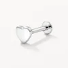 New Micro Heart Helix Single Stud Earring in Silver Best Selling Gifts | Gifts For Her