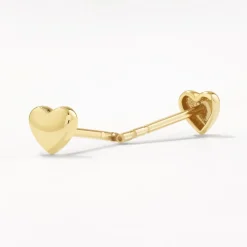 Sale Micro Heart Stud Earrings in 10k Gold Best Selling Gifts | Symbolic Jewellery