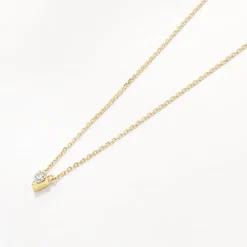 Online Micro Laboratory-Grown Diamond Kite Necklace in 10k Gold Laboratory-grown Diamonds | Necklaces & Pendants