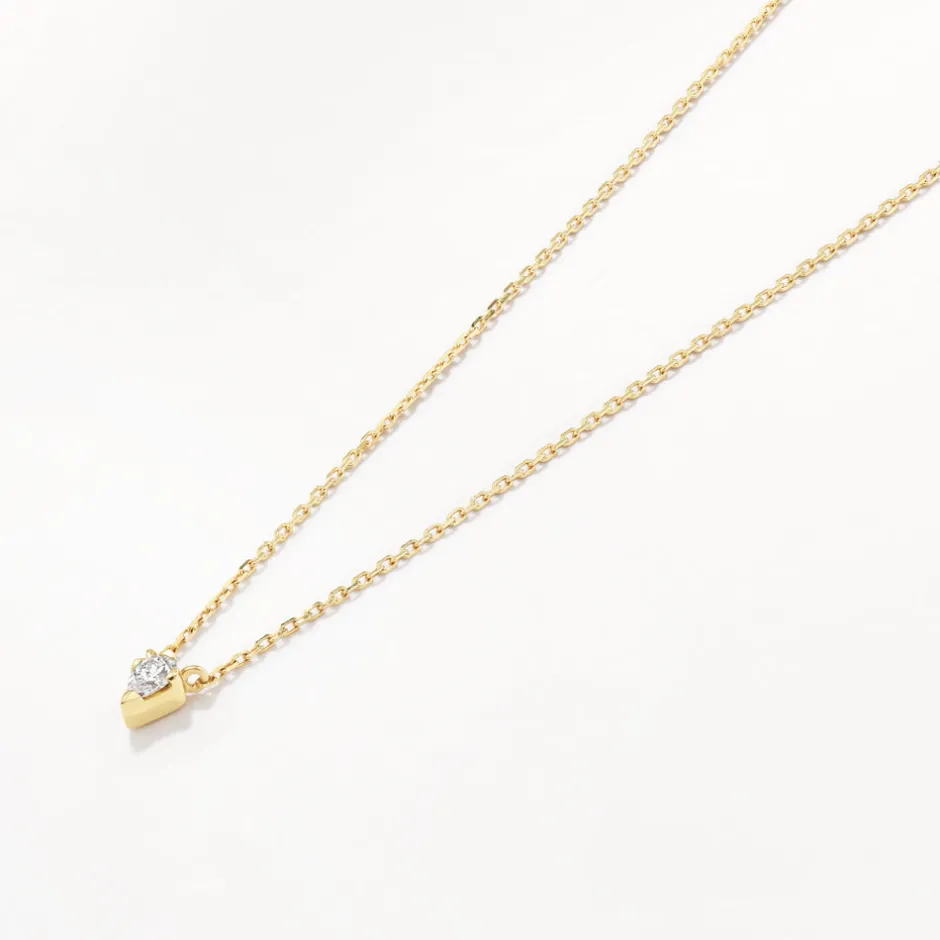 Online Micro Laboratory-Grown Diamond Kite Necklace in 10k Gold Laboratory-grown Diamonds | Necklaces & Pendants