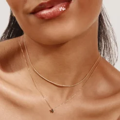 Discount Micro Star Necklace in 10k Gold Symbolic Jewellery | Under $300