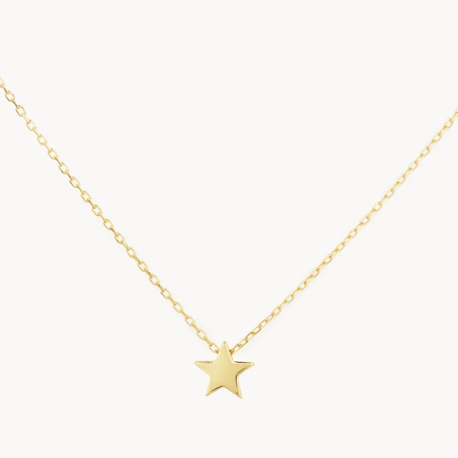 Discount Micro Star Necklace in 10k Gold Symbolic Jewellery | Under $300