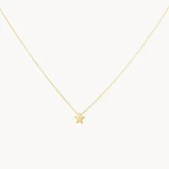 Discount Micro Star Necklace in 10k Gold Symbolic Jewellery | Under $300