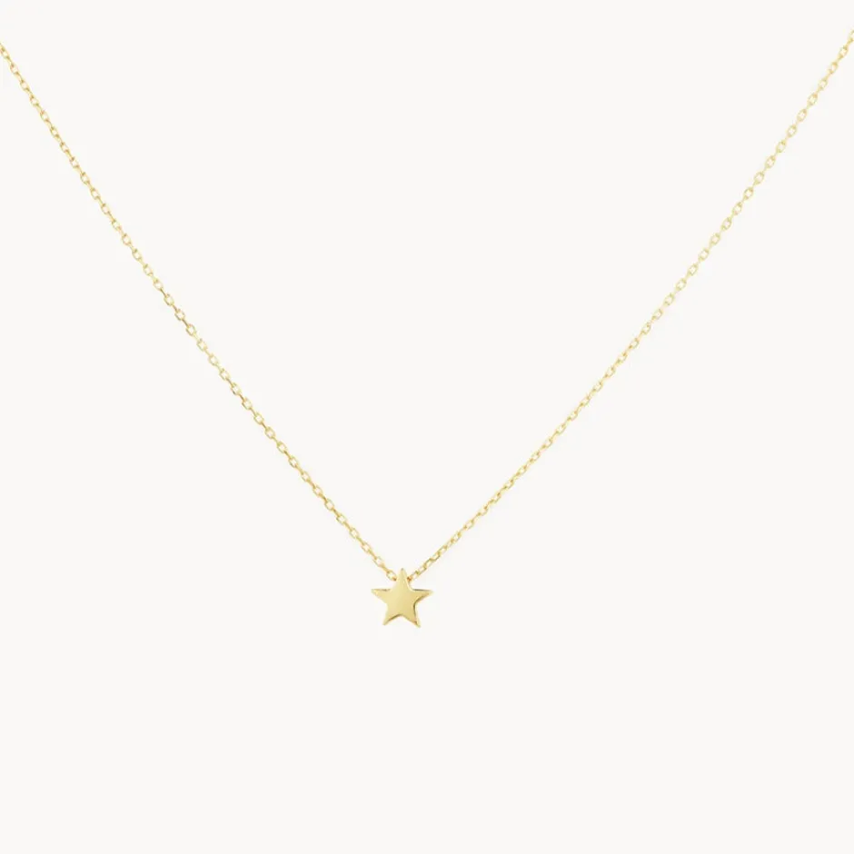 Discount Micro Star Necklace in 10k Gold Symbolic Jewellery | Under $300