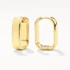 Clearance Midi Chunky Paperclip Earrings in Gold 18k Fine Gold Plated | Earrings