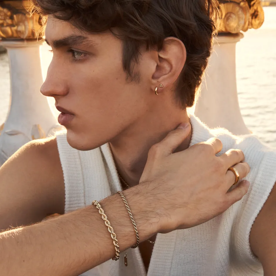 Online Midi Huggie Earrings in Gold Best Friend Gifts | Under $150