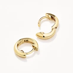 Online Midi Huggie Earrings in Gold Best Friend Gifts | Under $150