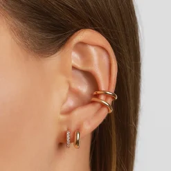 Best Midi Huggie Earrings in Rose Gold Best Friend Gifts | Under $150