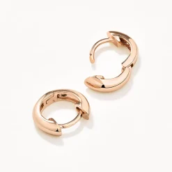 Best Midi Huggie Earrings in Rose Gold Best Friend Gifts | Under $150