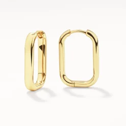 Clearance Midi Paperclip Earrings in Gold Under $150 | 18k Fine Gold Plated