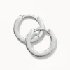 Hot Mini Charm Huggie Earrings in Silver 925 Sterling Silver | Unisex