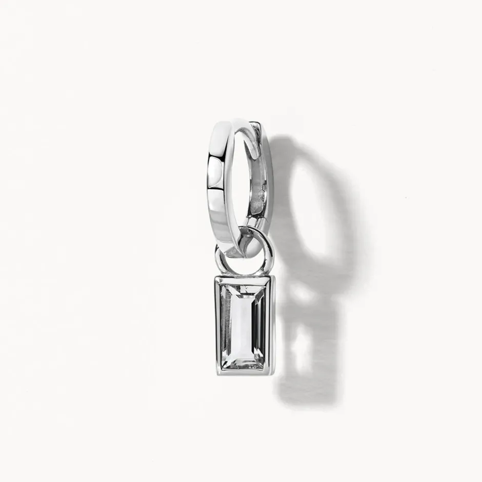 Hot Mini Charm Huggie Earrings in Silver 925 Sterling Silver | Unisex