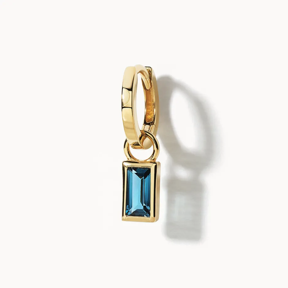 Sale Mini Charm Huggie Earrings in 10k Gold 10k Gold | Unisex