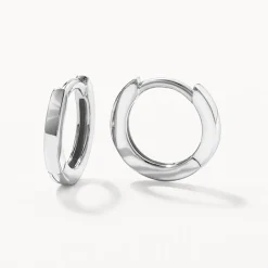Hot Mini Charm Huggie Earrings in Silver 925 Sterling Silver | Unisex