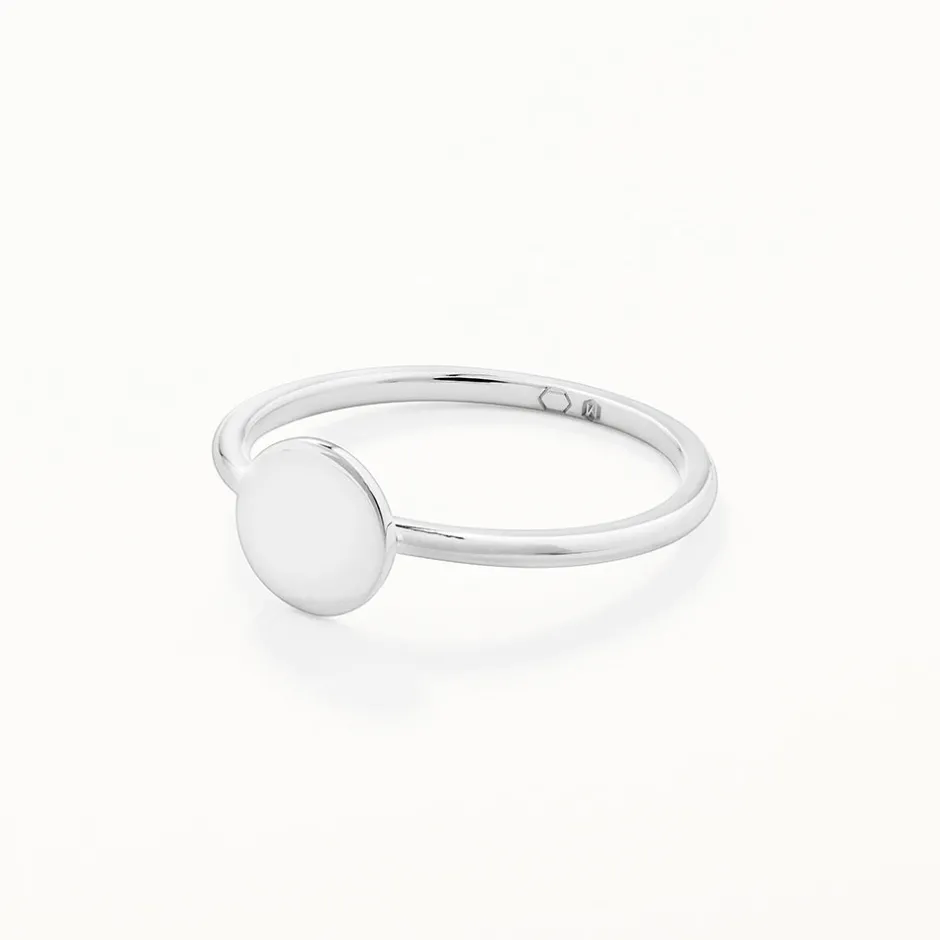 Online Mini Disc Ring in Silver Best Selling Gifts | Gifts For Her