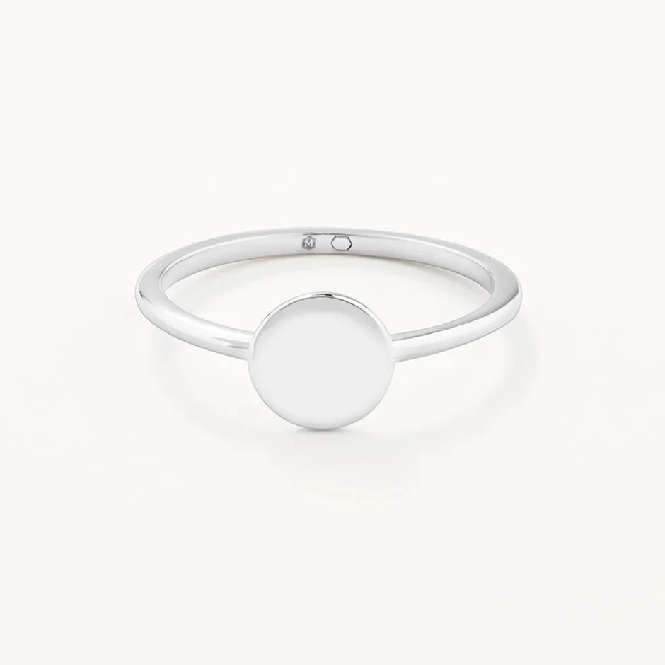 Online Mini Disc Ring in Silver Best Selling Gifts | Gifts For Her