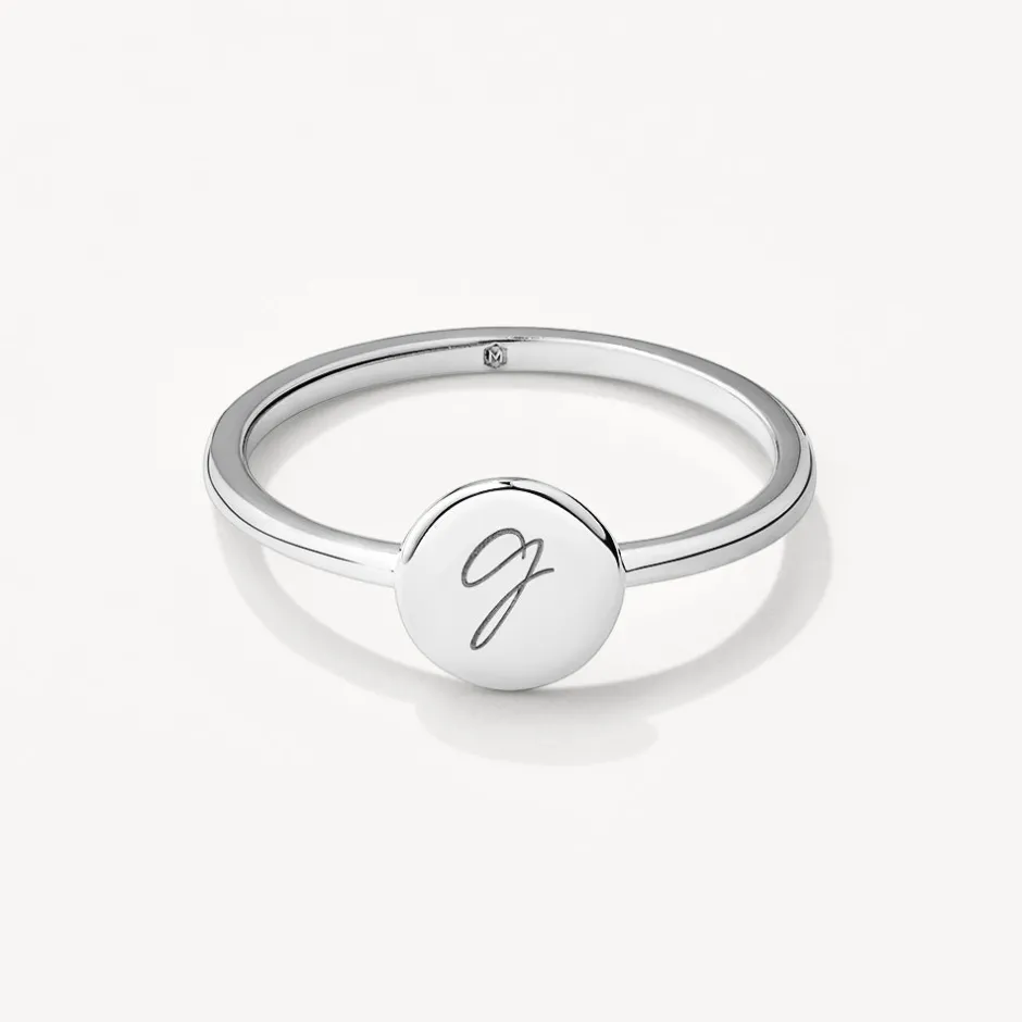 Online Mini Disc Ring in Silver Best Selling Gifts | Gifts For Her