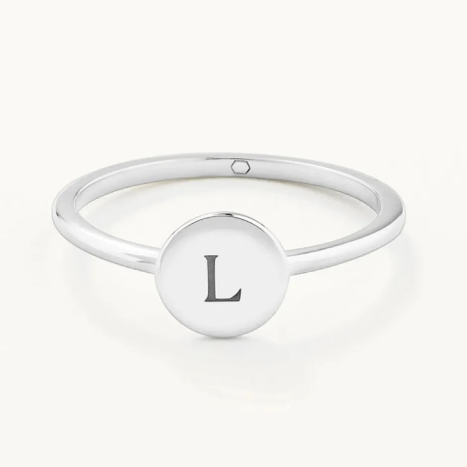 Online Mini Disc Ring in Silver Best Selling Gifts | Gifts For Her
