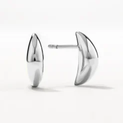 Clearance Mini Dome Stud Earrings in Silver 925 Sterling Silver | Earrings
