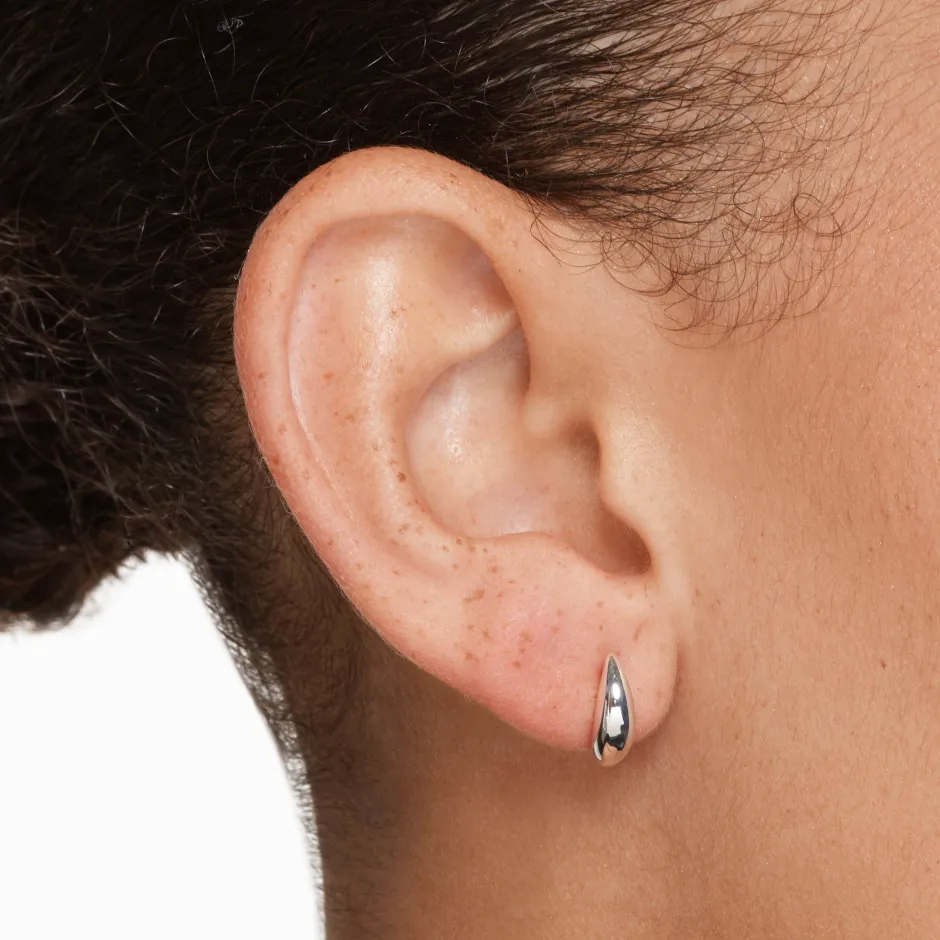 Clearance Mini Dome Stud Earrings in Silver 925 Sterling Silver | Earrings
