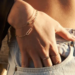 Outlet Mini Engravable Disc Ring in 10k Gold Best Selling Gifts | Gifts For Her